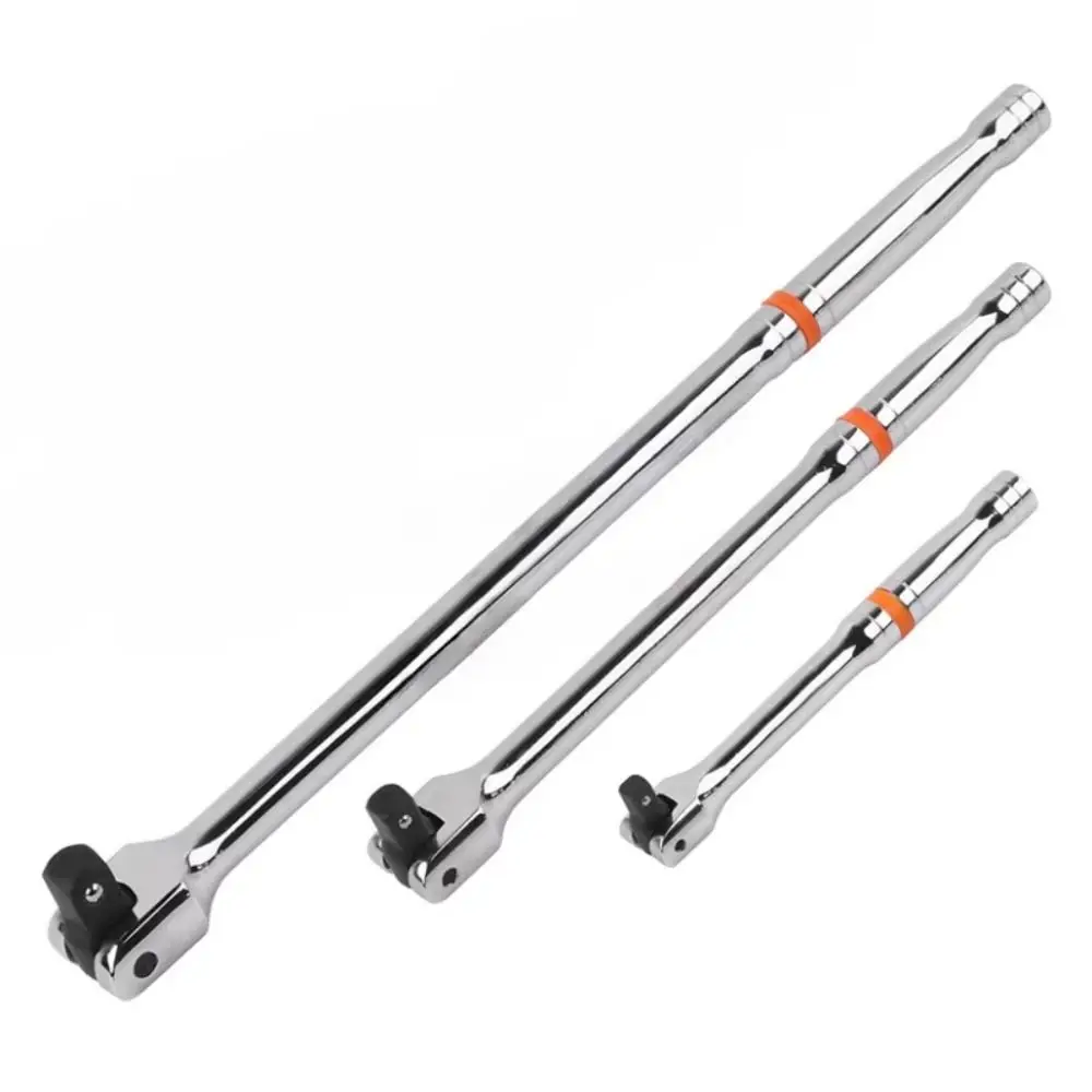 

3pcs 1/4" 3/8" 1/2" F Steering Handle Wrench High Torque 180° Rotatable Socket Wrench Cr-V High Hardness Wrench Set Workshop