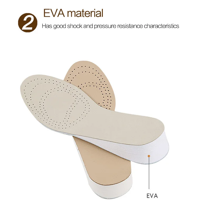 نعال جلد البقر المزدوج للرجال والنساء أحذية رفع أطول زيادة منصات نعل للجنسين إيفا غير مرئية الارتفاع زيادة النعال #3