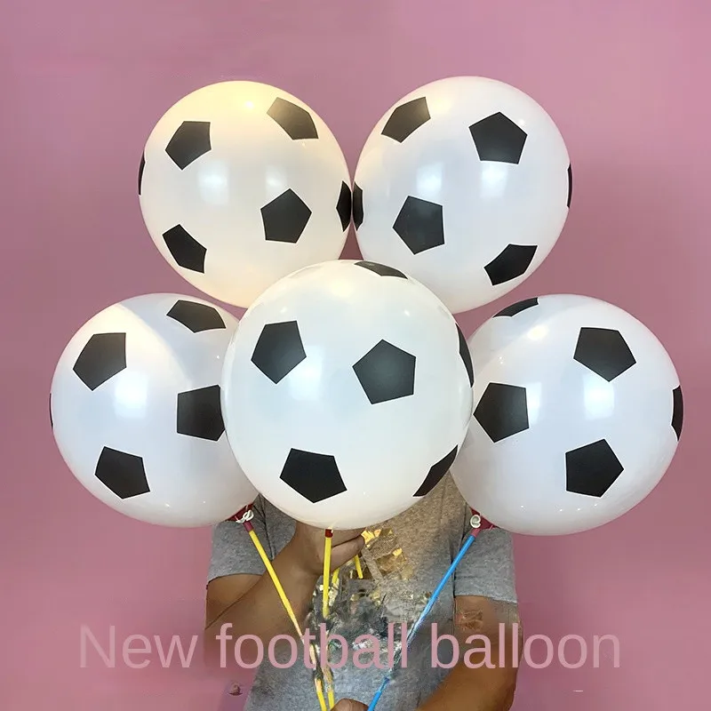 10/20 Pcs 12inch Latex Thicken Soccer Balls Football Balloons Birthday Theme Party Event Decorations Kids Children's Toys