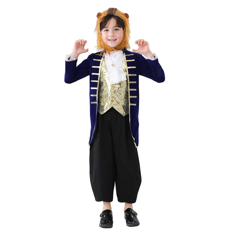 

Kids Beast Prince Dress-Up Cosplay Costume Halloween Party Baby Outfit Costumes