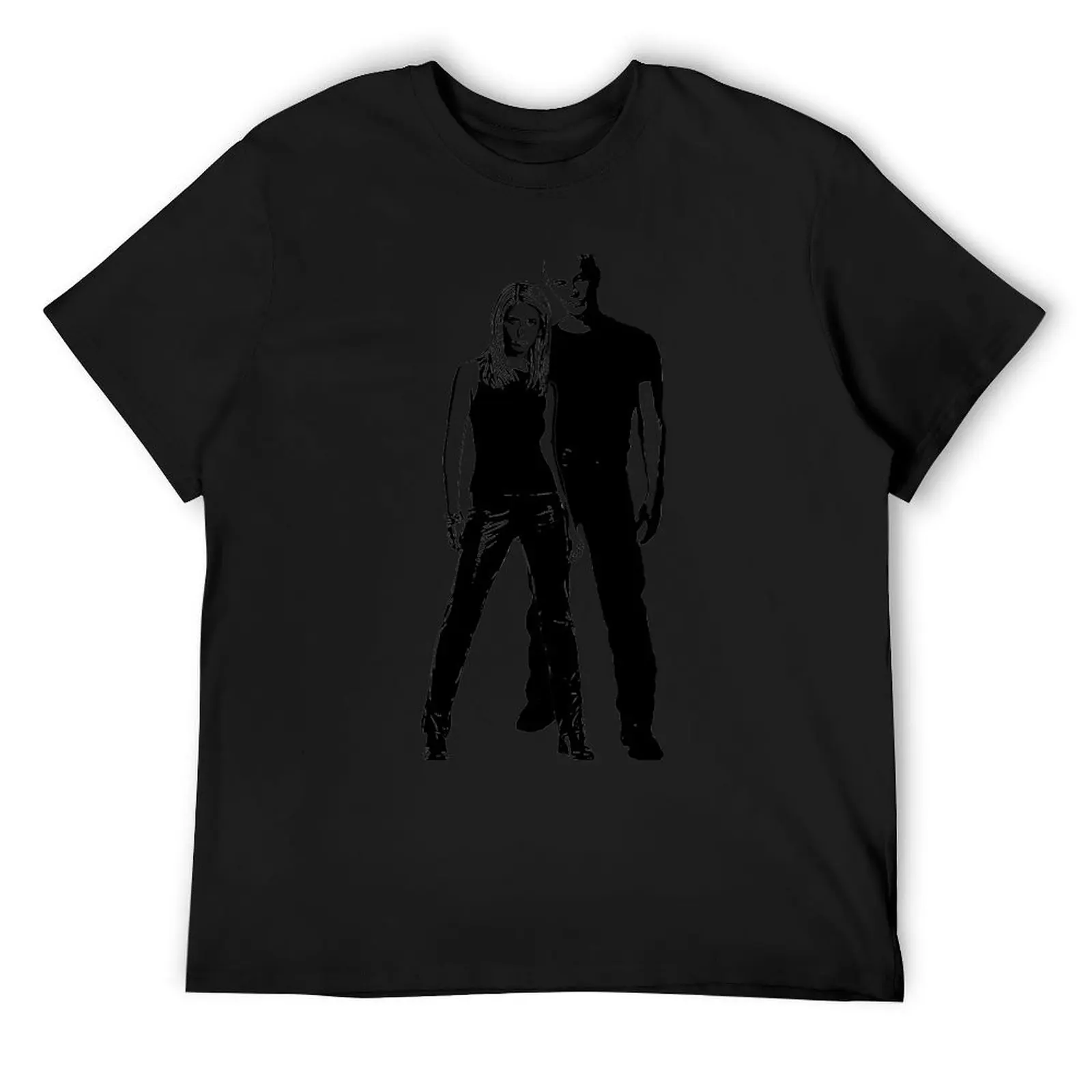 

Spuffy vs Dracula black T-Shirt customs design your own baggy shirts summer tops clothes men tshirt