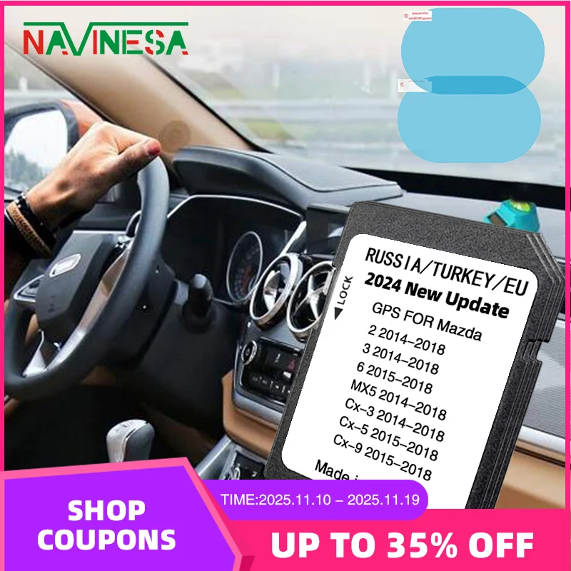 

Новейшая версия 2024 года, 16 ГБ, карта, SD-навигация для Mazda CX3 CX5, ЕС, GPS-карта, быстрая доставка