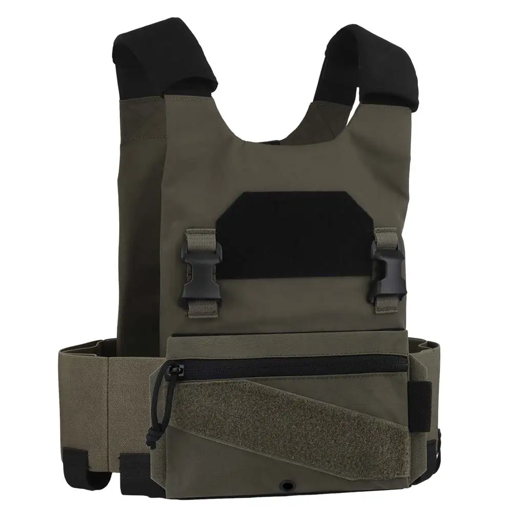 Wosport AC-1 Lightweight Plate Carrier Set 2.5-Inch Buckles Adjustable Waist Elastic Pouches Accessory Pouch Airsoft Team Gear