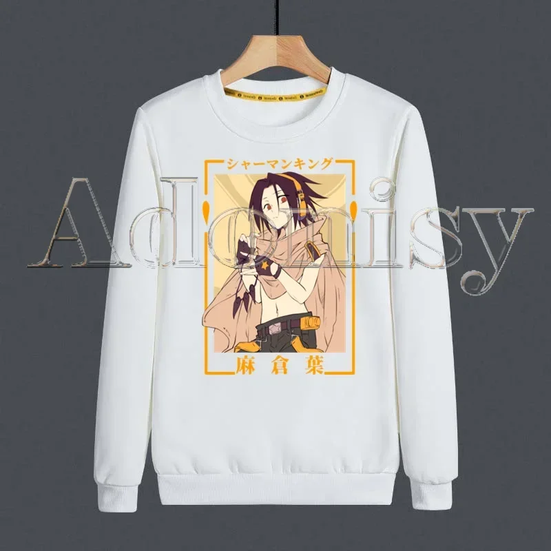 JAPAN Anime Shaman King Yoh Asakura Amidamaru Hoodies Women/Men Fashion Hooded Sweatshirt Hot Sale Casual Clothes Customization