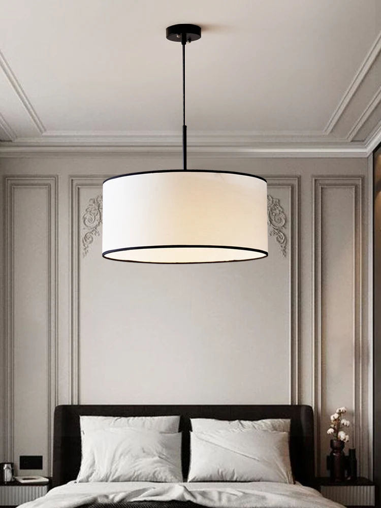 Wabi Sabi Pendant Light Vintage Nordic Fabric Hanging Lamp for Kitchen Restaurant Living Room Home Decor Suspension Luminaire