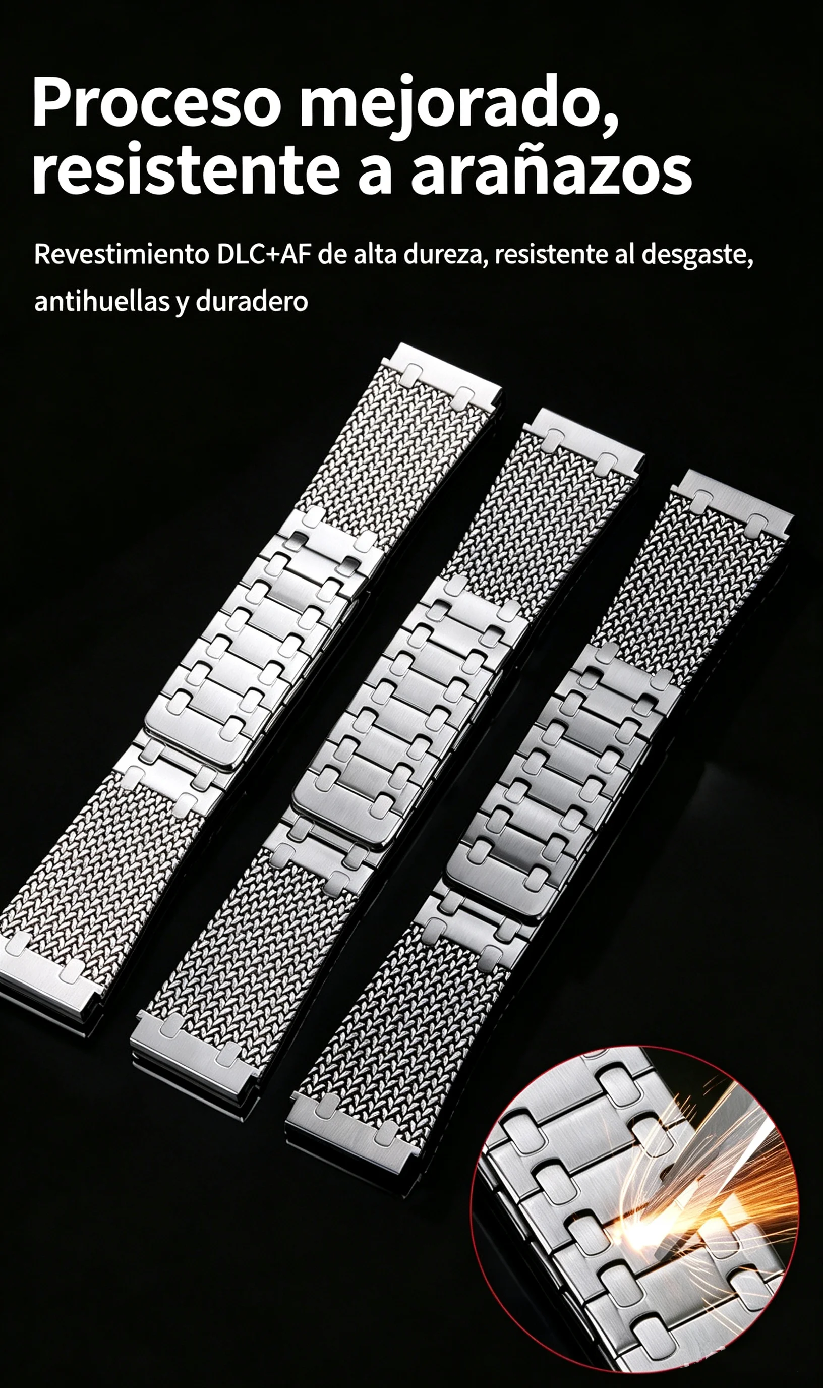 Titanium Milanese Loop For Hua - Amazfit Smartwatch Accessories recension och pris