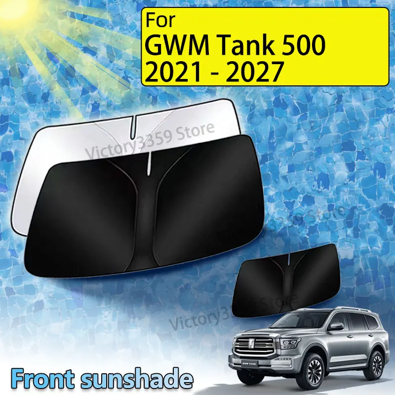 

Window Sunshade For GWM Tank 500 PHEV 2025 Blackout Kit Back 2021 - 2027 Car Accessories Front Sun Protection UV Sunscreen Cover