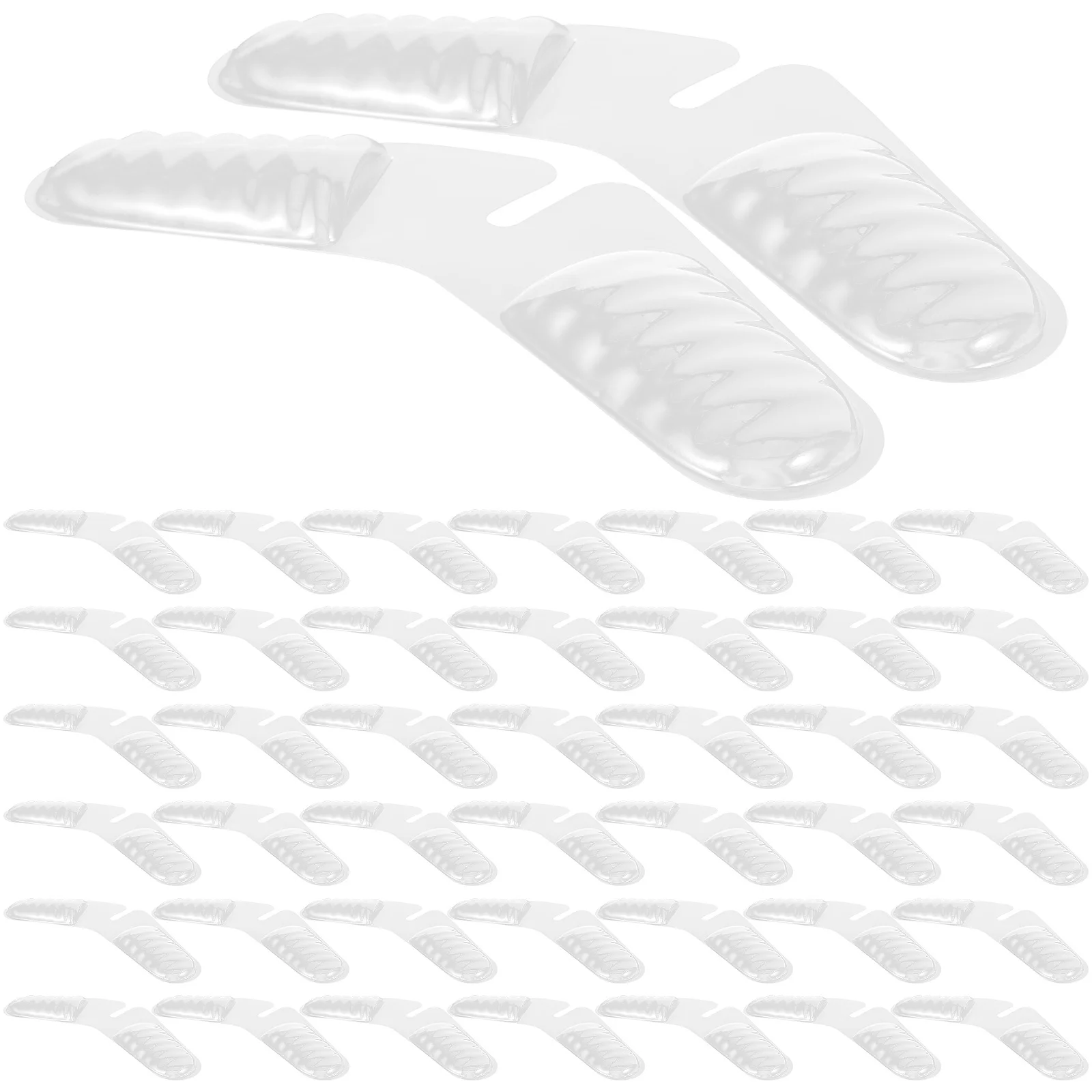 50 Uds. De inserciones para vestido, insertos para camisa, camisa de vestir, moldeador de cuello para hombre, soporte para Collar, relleno transparente