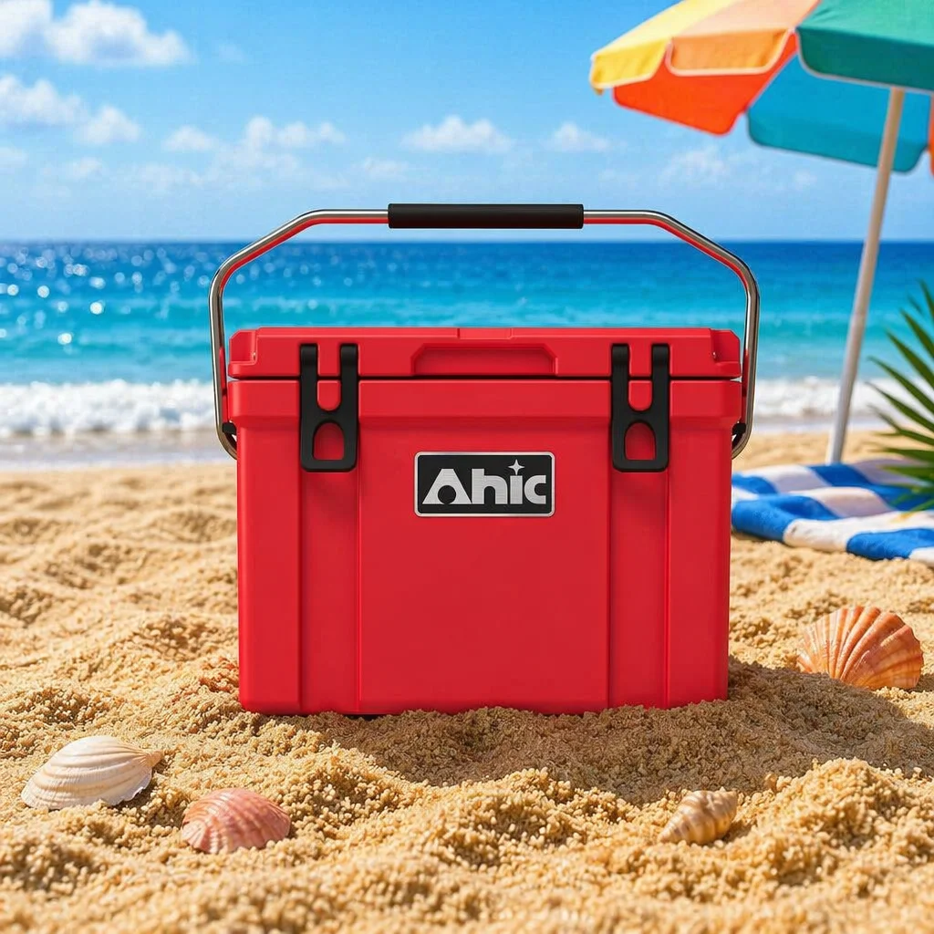 25L Thermal Insulated Fishing Ice Chest Portable Cooler Box for Camping Wholesale Outdoor Travel Food Wine Cans Storage Pro