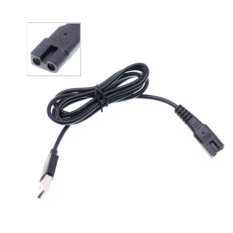 Câble de chargement USB universel pour tondeuse à cheveux électrique, 5 pièces, câble USB 3.7V-5V