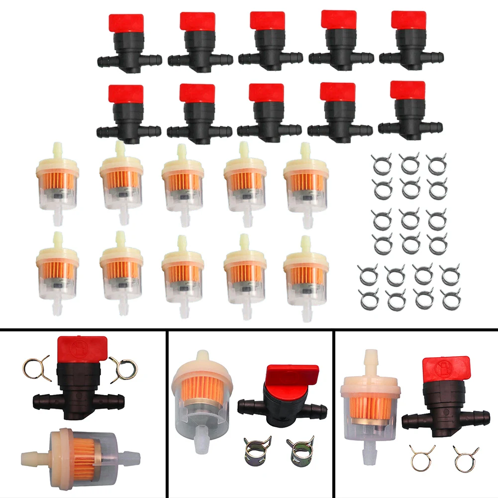 Lawn Mower Parts Fuel Filters Fuel Gas Filter Garden Machines Generators 1/4\