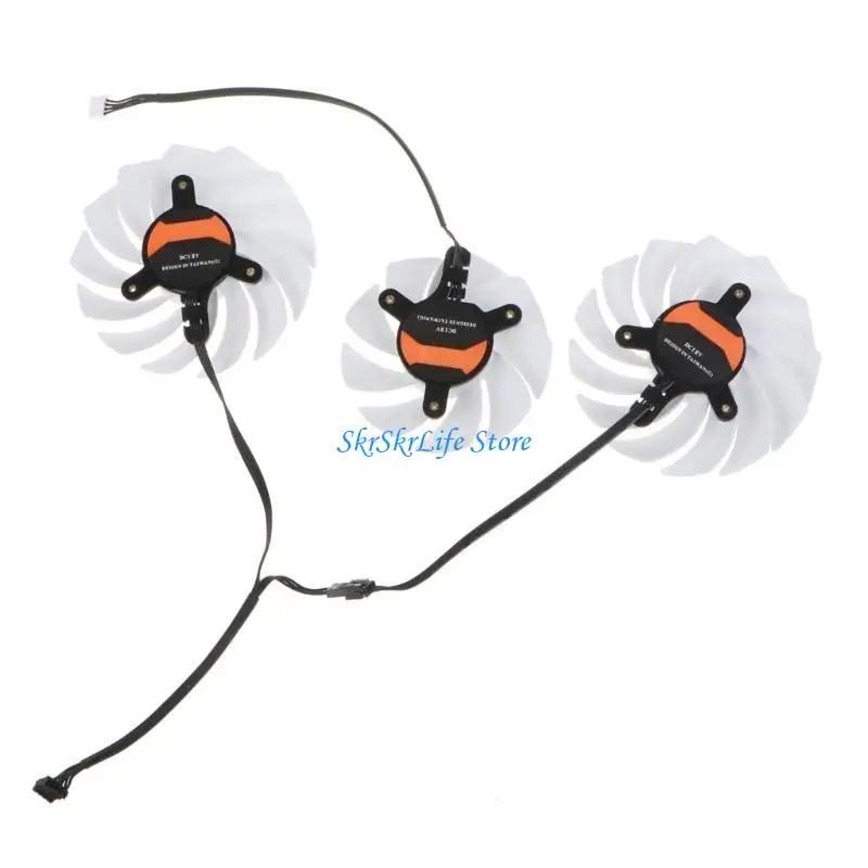 E65E COLOTULL IGAME 88MM 4PIN COLOR GPU مراوح لـ RTX3060/3070/3080/3060TI #3