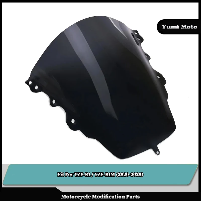 

Motorcycle Sport Touring Windshield Double Bubble Deflector Fit For YAMAHA YZFR1 YZFR1M YZF-R1 YZF-R1M 2020-2025 2024 2023 2022