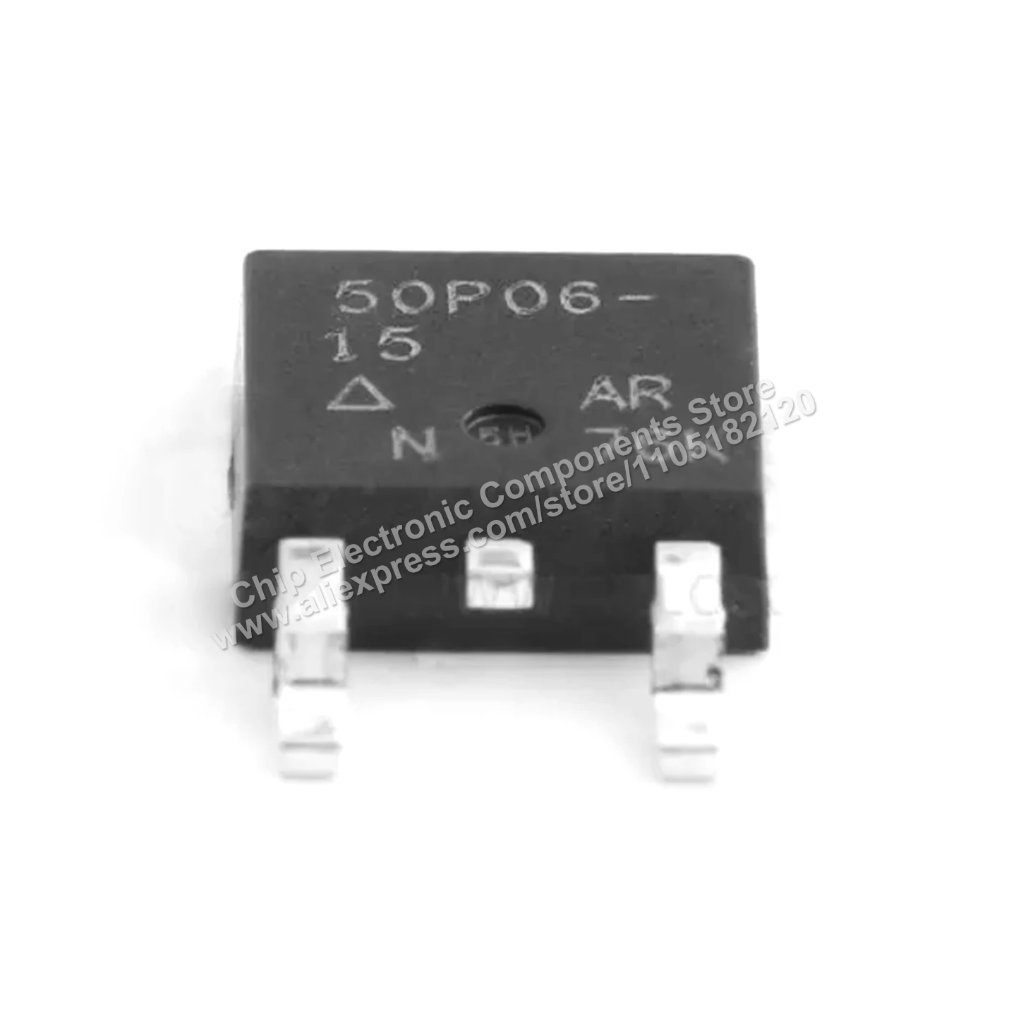 （2 PCS）Original IC SUD50P06-15-GE3 50P06-15 P-Channel 60 V (D-S) MOSFET Chip TO-252
