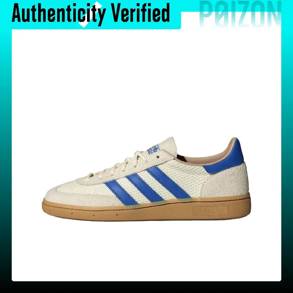 Adidas Originals HANDBALL SPEZIAL Textile, Synthetic Leather, Split Cow Leather Low top Skateboard Shoes Unisex Ivory JS3865