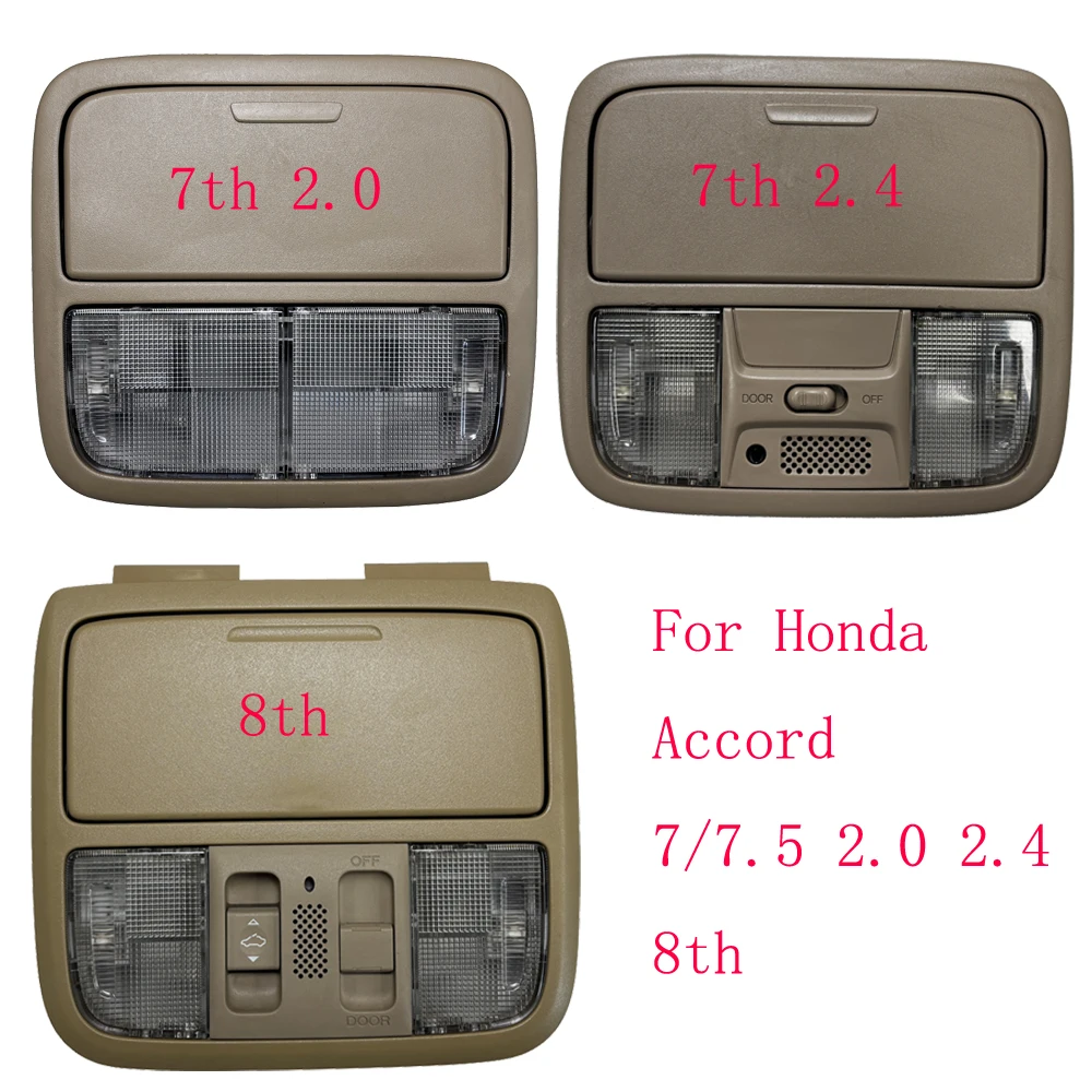 for Honda Accord 7/2.0 2.4 /8th sunroof assembly Interior Reading light assembly Eyeglass case accessories