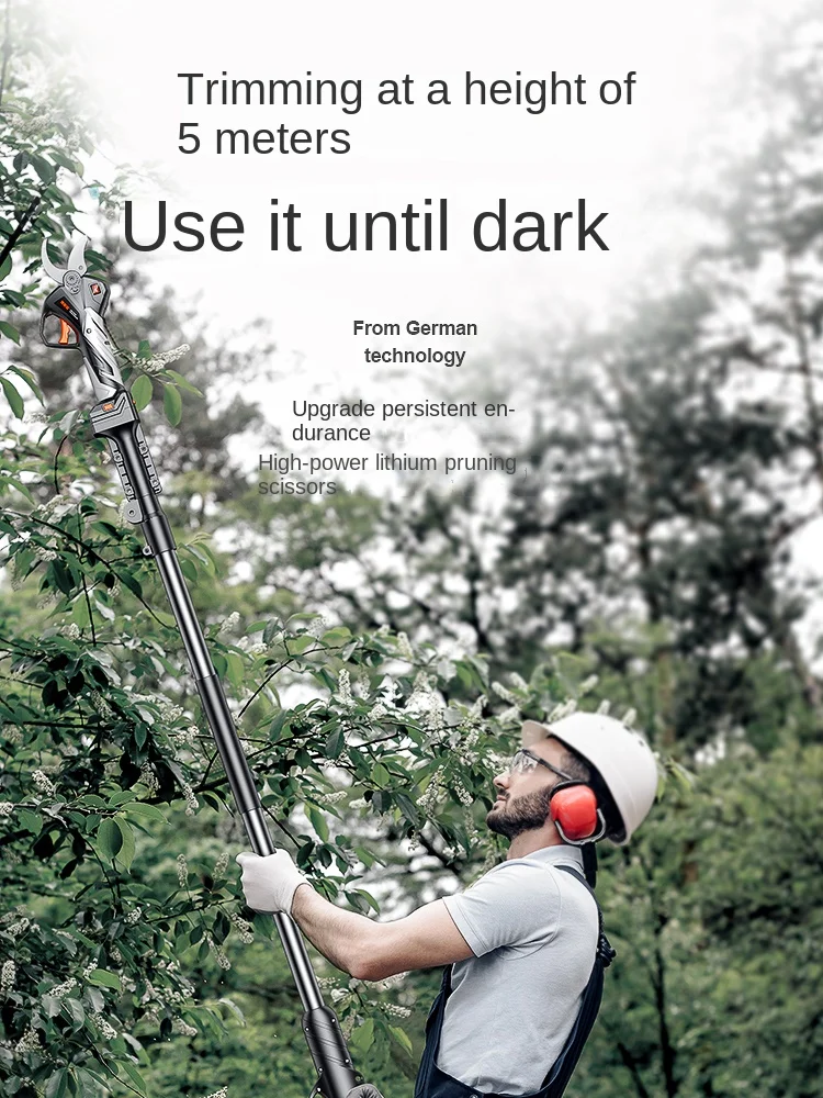 Rechargeable Electric Pruning Shears High-power Sharp Ergonomic Long-lasting