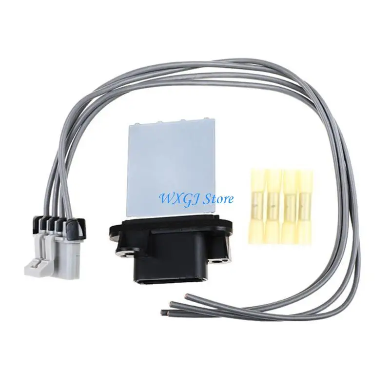 

37JE Car Air Conditioning Heating Blower Motor Resistor & Pigtail Connector 4P1650 JA1772 RU1435 for 973-582 8713804050 RU746