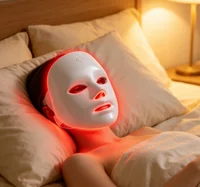 HTMCK 7 Color LED Light Therapy Face Mask | At-Home Photon Beauty Mask, Skin Renewal, Acne Treatment & Anti-Wrinkle Skincare Dev 5