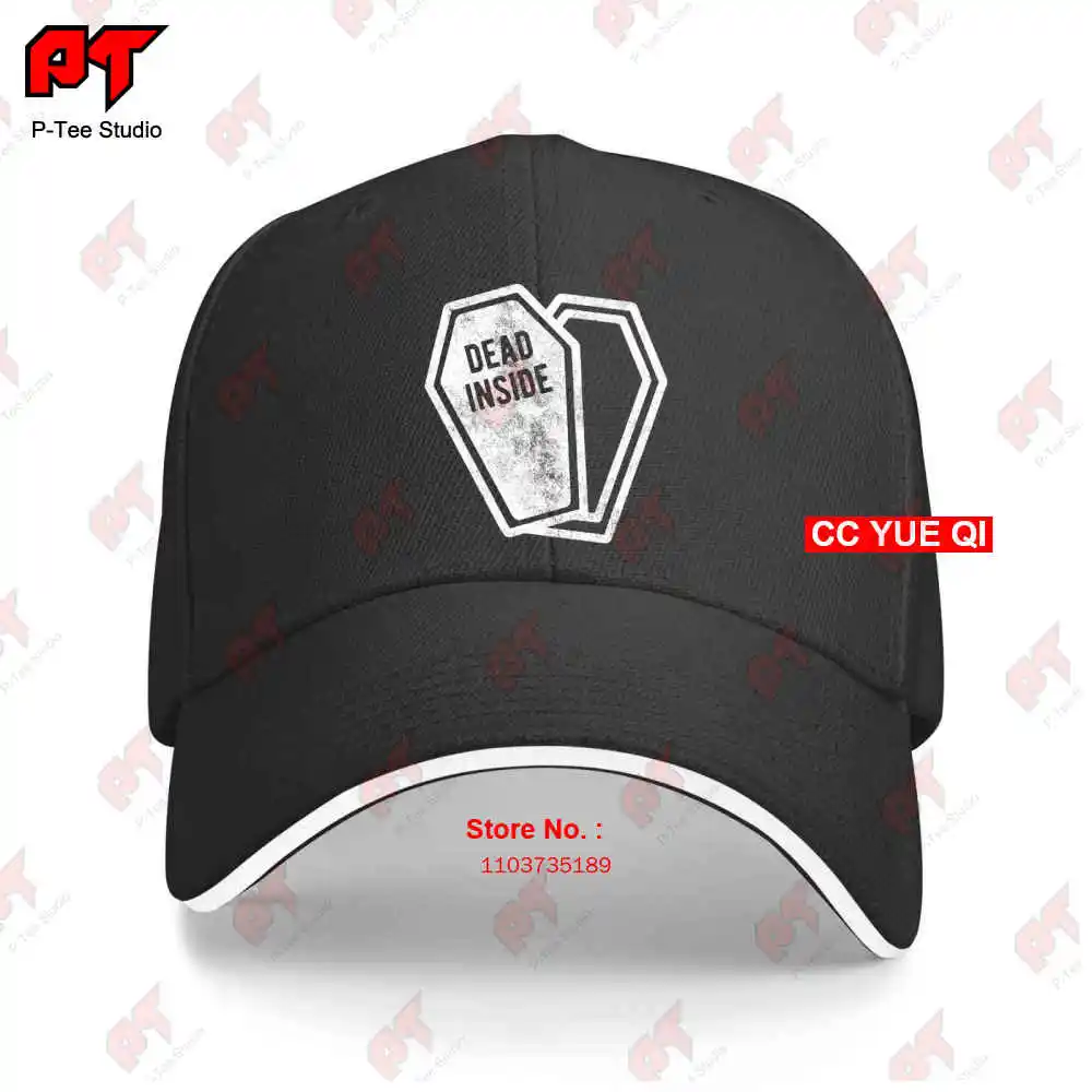 Dead Inside Funny Halloween Costume Party Coffin Baseball Caps Truck Cap 9OPJ