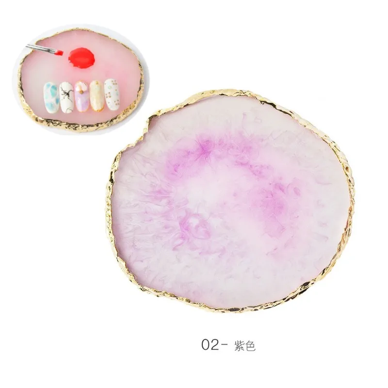 전문 네일 아트 키트 9종 세트 - 아크릴 펜 홀더, 레진 팔레트 및 DIY 네일 디자인용 라이너 브러쉬 6종 포함 ‌