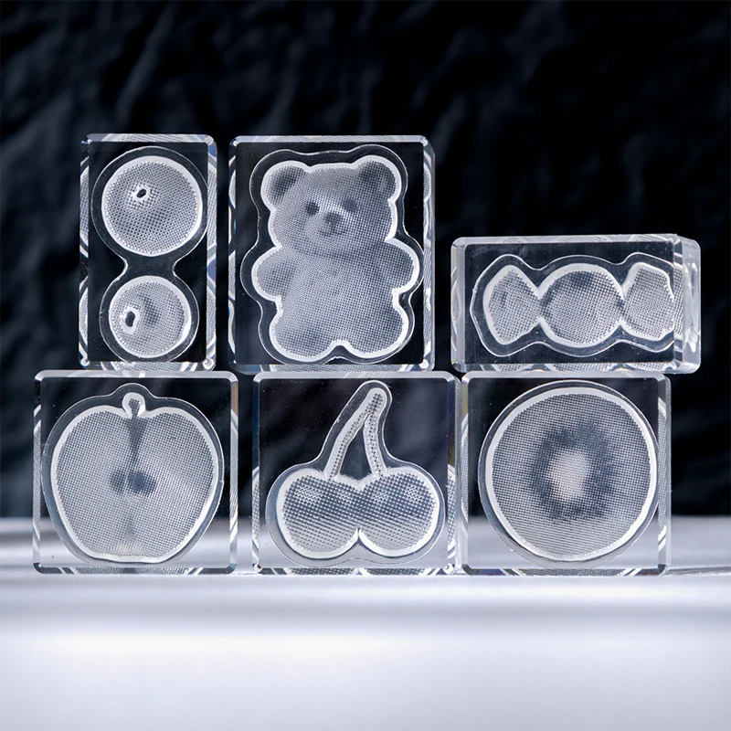 Crafting Resin - Set di timbri in resina acrilica
