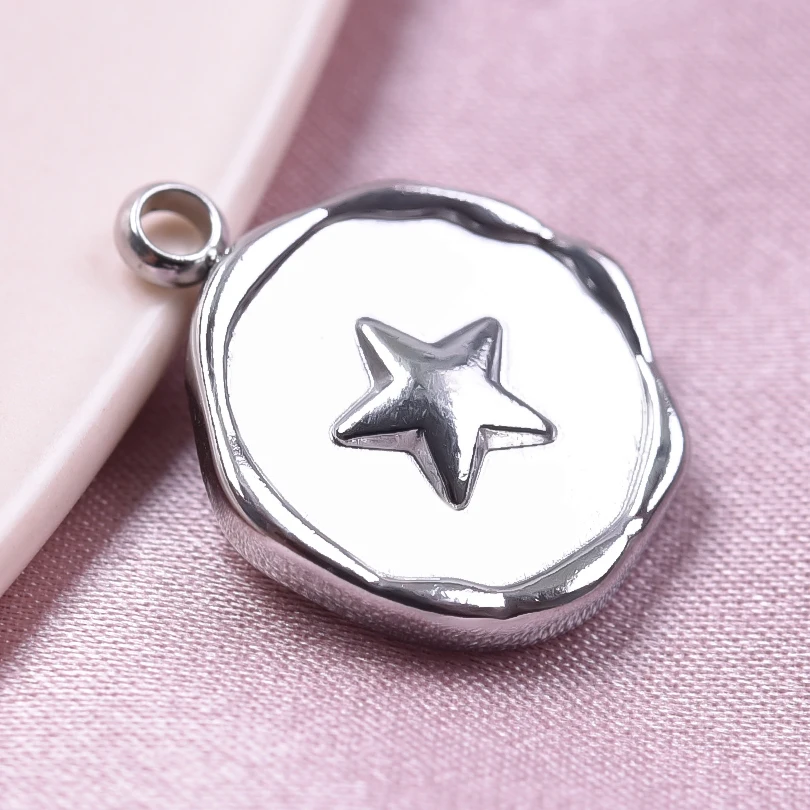 High Quality Stainless Steel Fashion Pendant Irregular Geometry Star Gloss Glossy No Fading New Pendants Diy Jewelry Making