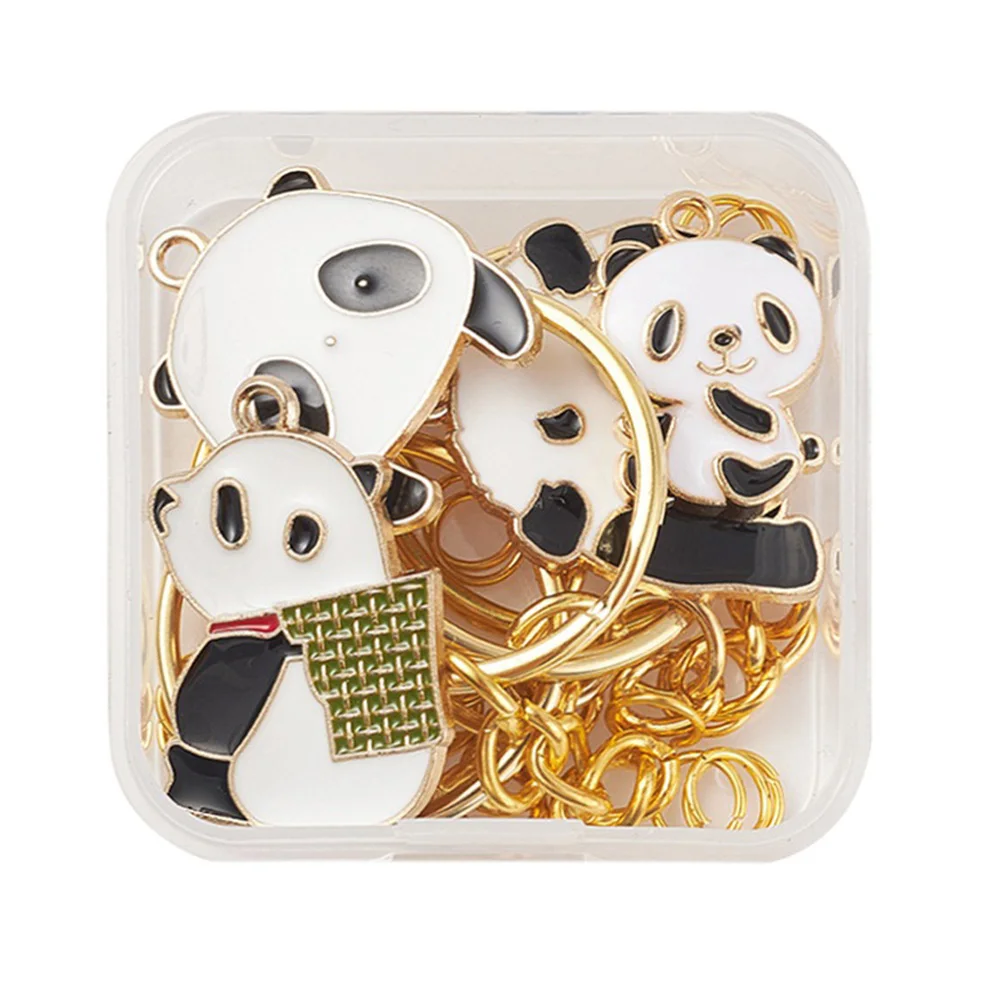 

Key Chain Pendant DIY Accessories for Cartoon Keychain Panda Bag Charm Supplies Chic Charms Schoolbag Small Jewelry