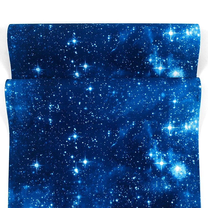 Imagem -06 - Universo 3d Starry Sky Vinyl Papel de Parede Rolo Teto do Telhado Espaço Papel de Parede Home Decor Quarto Sala Ktv Bar 95 m