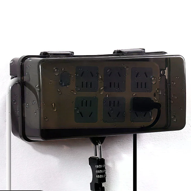 Outdoor Electrical Boxes Waterproof Cable Management Box Rain-proof Weather Proof Plug Box Waterproof Box for Wiring Board