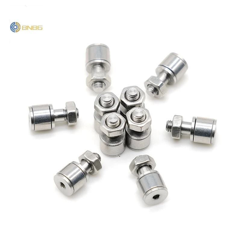 1Pcs CFS2.5V Stud Type Cam Follower Bearings  KR5 SUS304 Stainless roller track runner bearing M2.5X5X9.5mm
