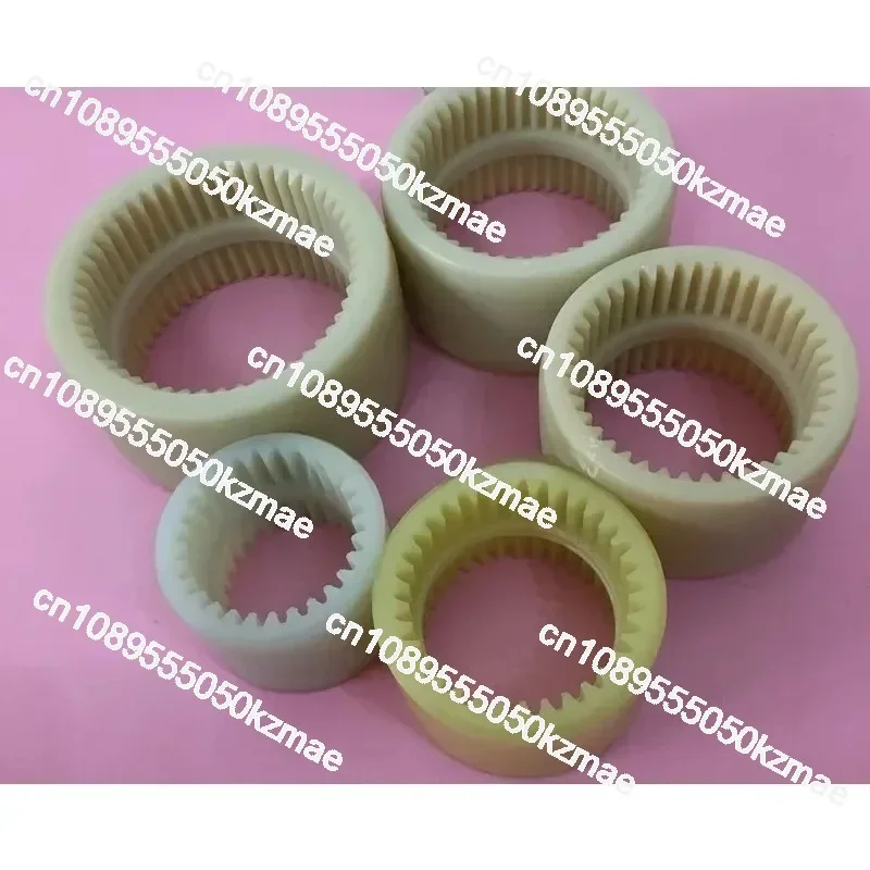 Vacuum Pump Coupling Shaft Sleeve, Nylon Internal Gear Connector, 34/40/50 Teeth Plastic Motor Transmission Accessories