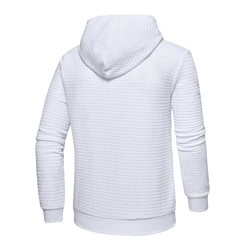 Sudadera con capucha de manga larga para hombre, suéter informal de gran tamaño, cálido, de Color sólido, para gimnasio, regalo, novedad, primavera y otoño