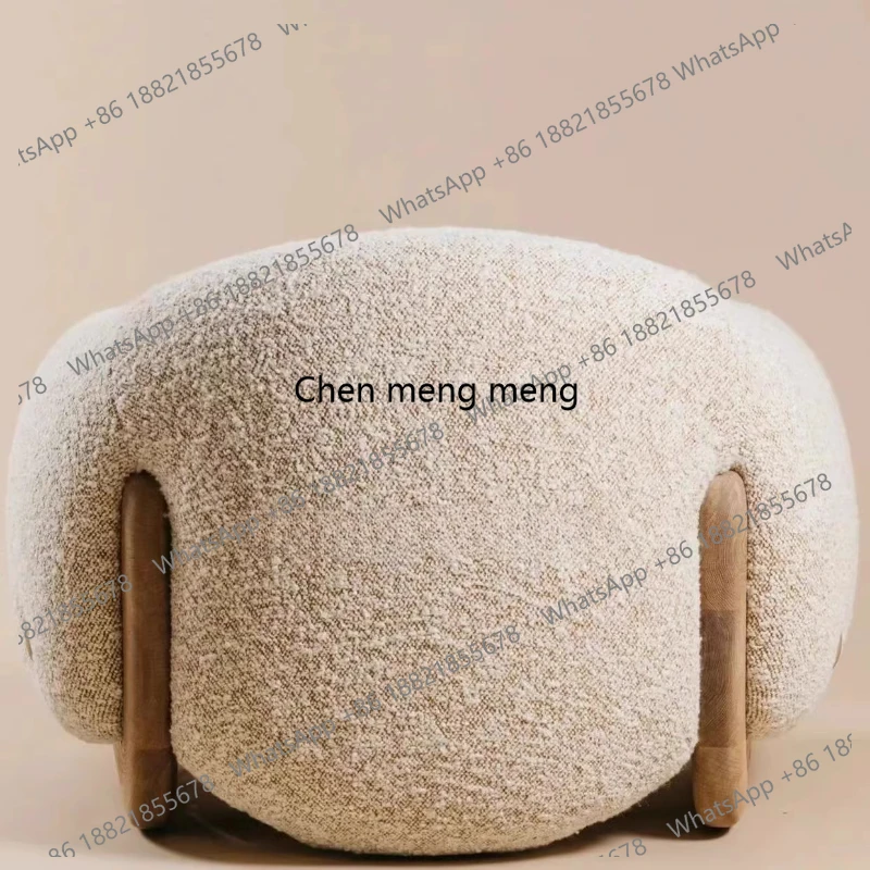 

K153 White Comfy Living Room Chair Armrest Beauty Design Reading Chair Floor Designer Sillones Para Sala De Estar Nordic Furnitu