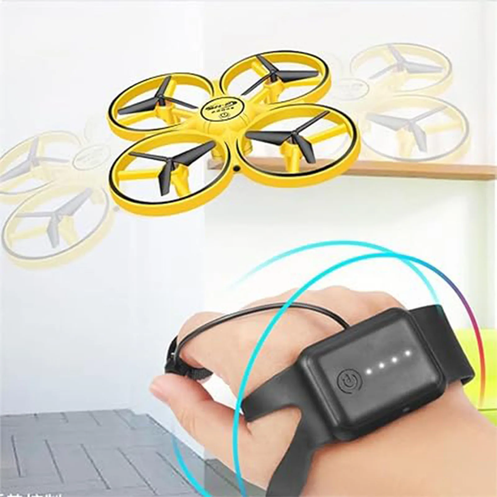 Gesture Control Drone RC Quadcopter Aircraft Smart RC Electric Flying Drone With LED Outdoor Toys for Kid Boys Girls Toy Gift