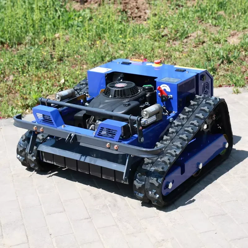 【2026】 US Spot All Weather Remote Control Lawn Mower Waterproof Crawler Mower Rain Snow Available for Humid Cold Region Yard