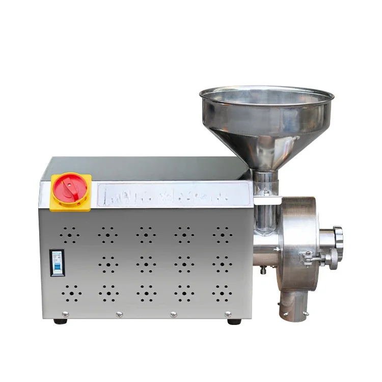 Stainless steel commercial automatic food sesame ultra-fine powder machine grain mill Chinese herbal medicine crusher