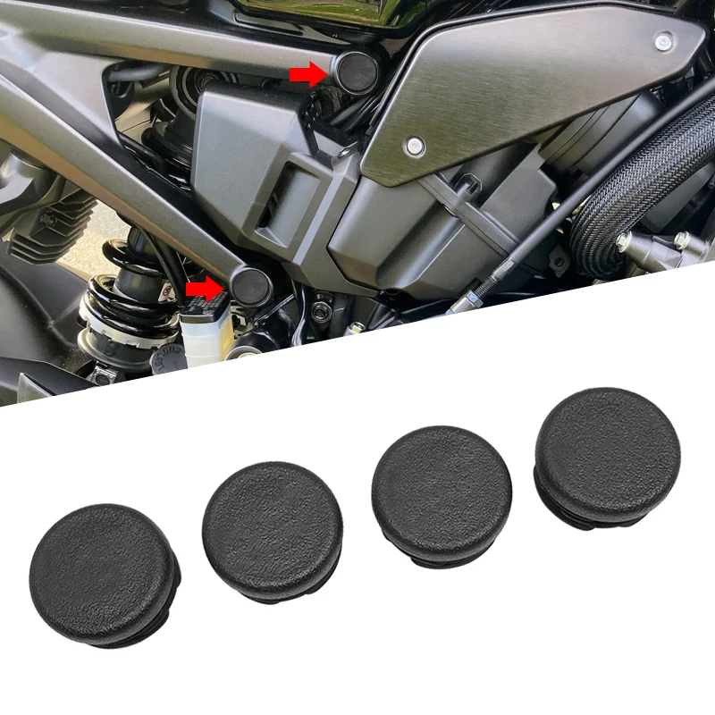 

Подходит для Honda CB1000R CB 1000 R 2018-2023 2022 2021 2020 мотоциклетные 4 шт. заглушки для рамы, заглушки для отверстий в раме, декоративные заглушки