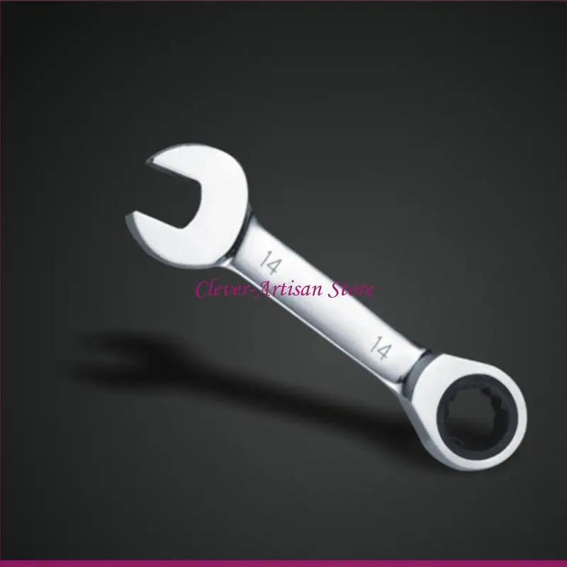 E06B 8-18mm مقبض قصير مقبض Ratchet Wrchench وجع سريع مفتوح المفتوح أداة إصلاح اليد أدوات أدوات الأجهزة