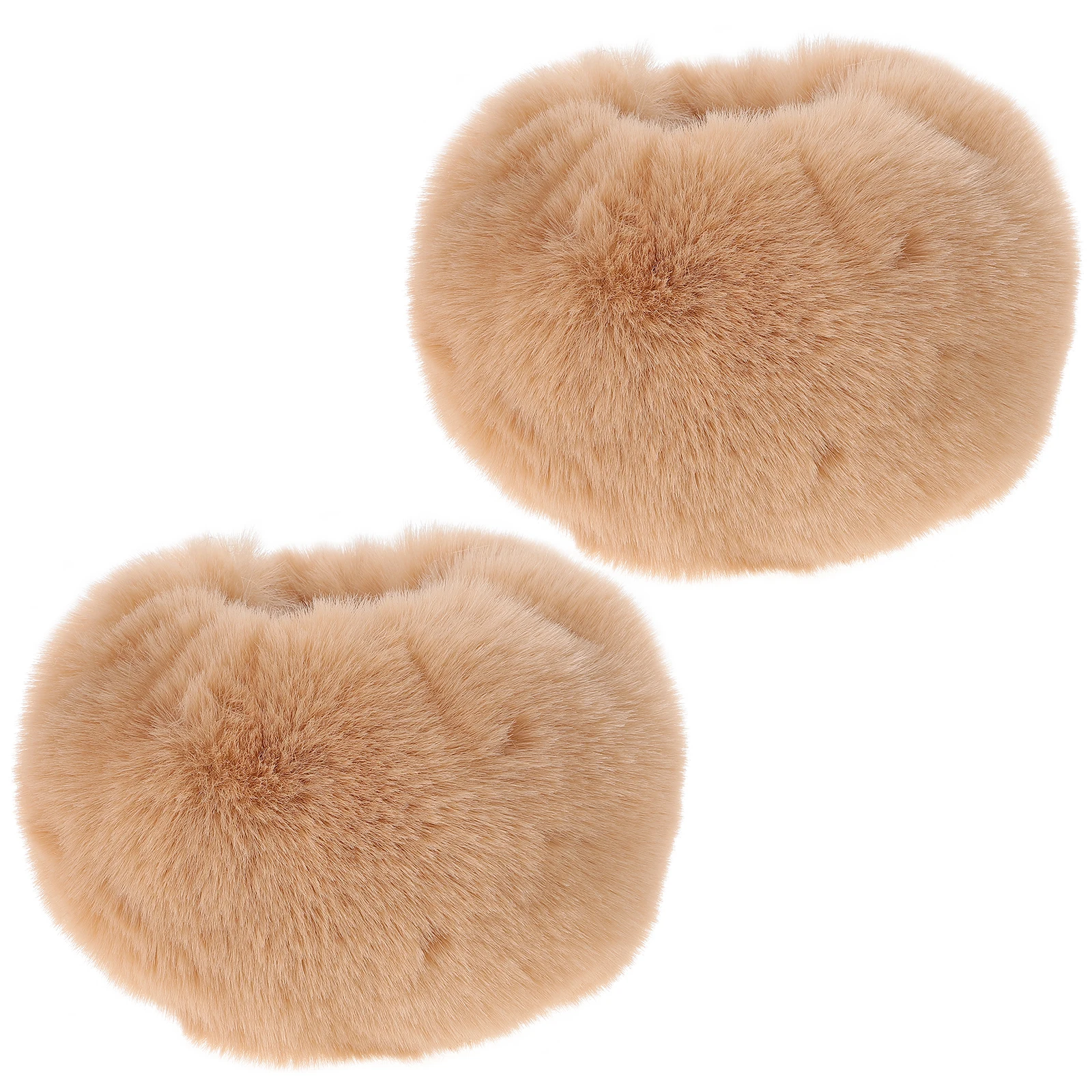 

Thick Silky Wrist Warmers, Luxurious Faux Wrist Cuffs, Cozy Furry Arm Warmers, Perfect Winter Accessory For Cold Weather