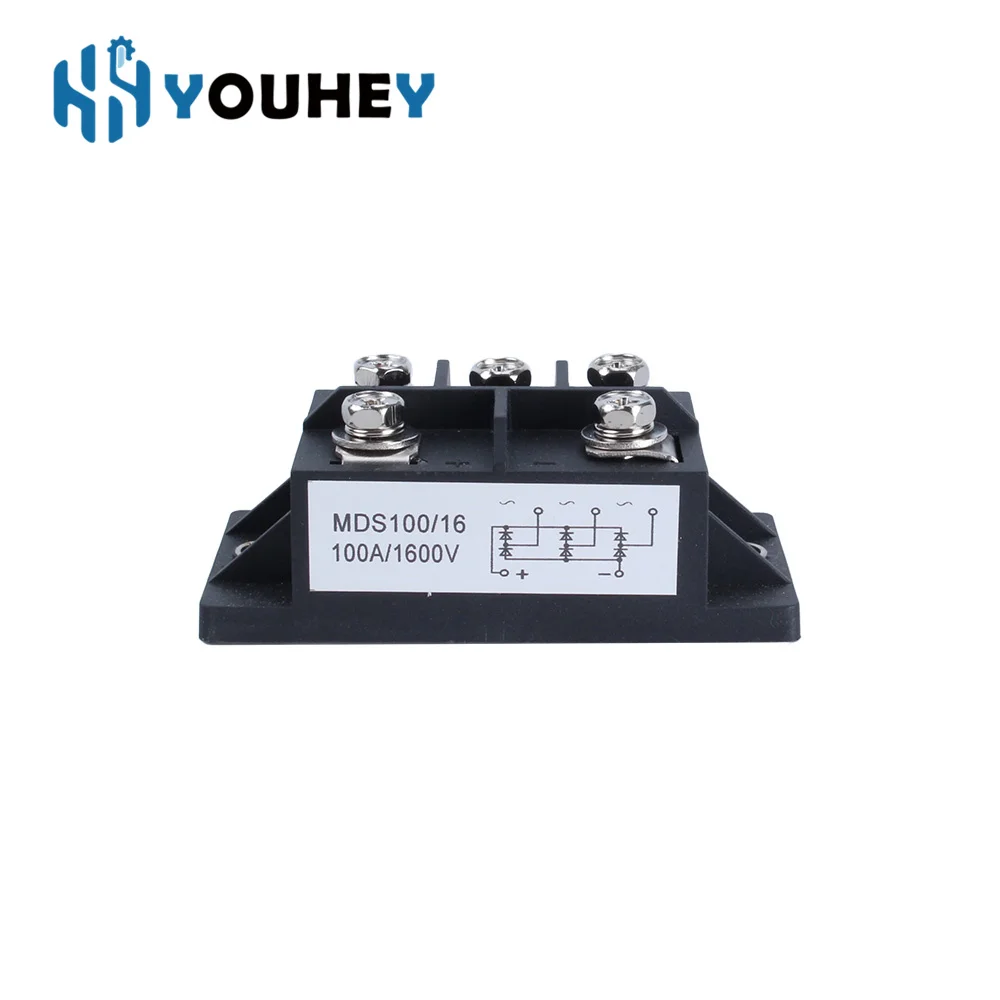 MDS60A MDS100A MDS150A 3 Phase 60-150A 1600V MDS Rectifier Bridge Solid MDS60-16 MDS100-16 MDS150-16