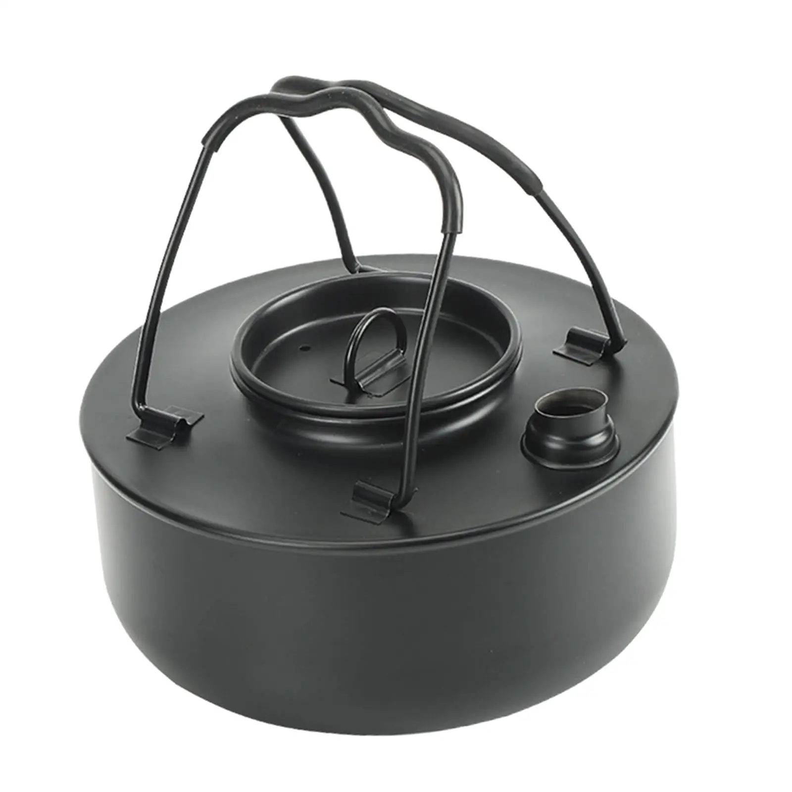 Camping Kettle Teapot Water Boiler Backpack Outdoor Stove Pot for Over Fire