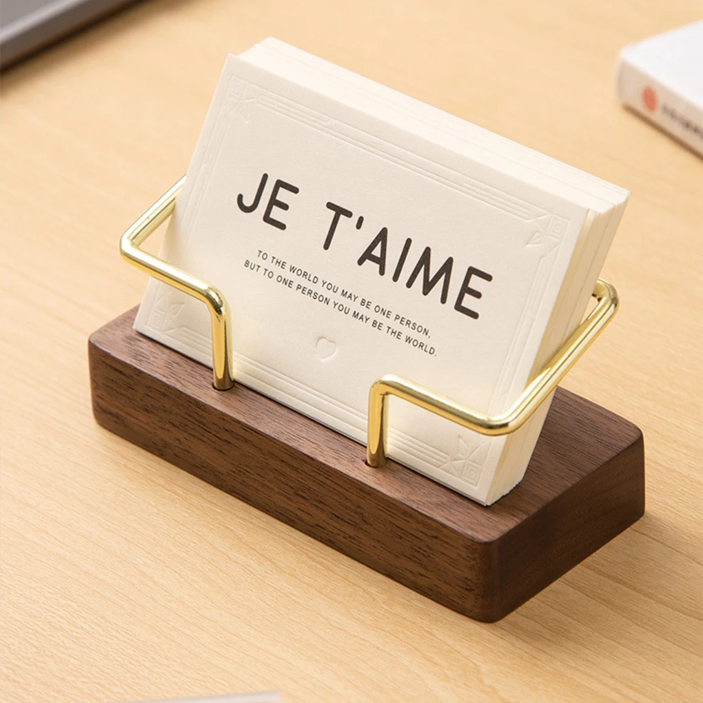 Restaurant Hotel Office Business Card Holder Made Of Solid Wood Which Is Then Finely Polished Beech wood