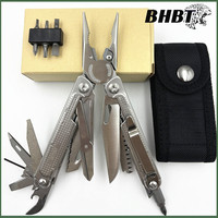 BHBT Folding Multitool Pliers 20 in 1 Multi-functional Combination Tool Pliers Folding Scissors EDC Outdoor Equipment