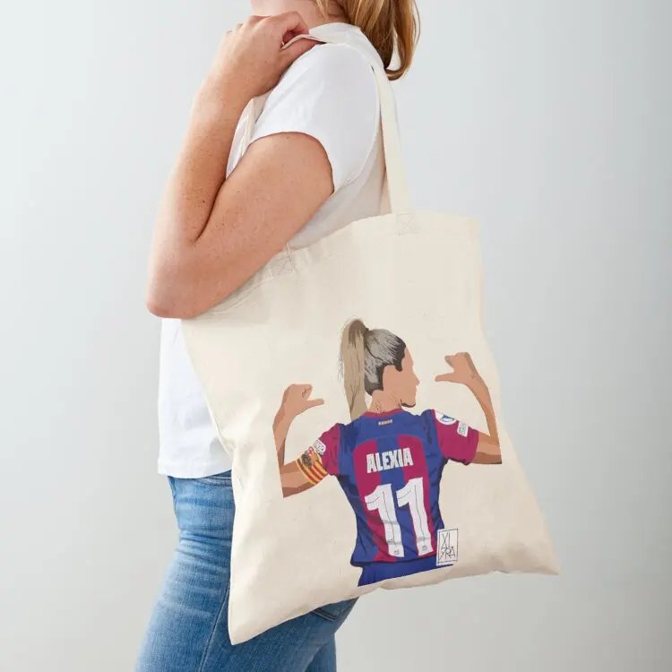 

Alexia Putellas Tote Bag canvas shopping bag woman shopping bag Women's reusable shopping bags
