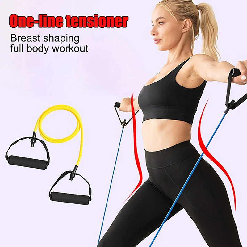 Resistance Bands With Handles For Home Workouts And Strength Training - Perfect For Yoga Pilates And Fitness Equipm