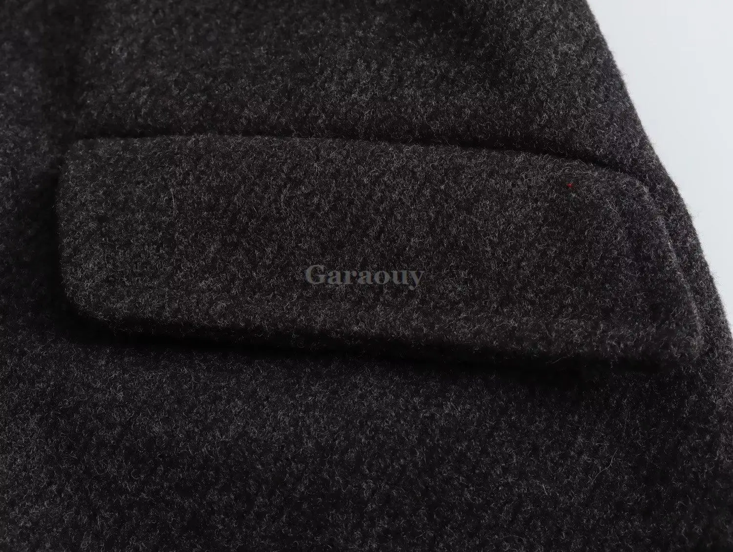 Garaouy 2024 Winter Women Simple Double Breasted Long Suit Woolen Coat Female Oversized Loose Blazer Overcoat Office Lady Jacket