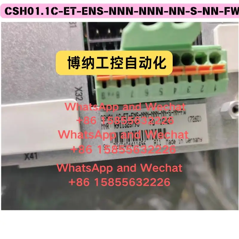 Used OEM disassembled parts CSH01.1C-ET-ENS-NNN-NNN-NN-S-NN-FW axis card Driver Functional test OK
