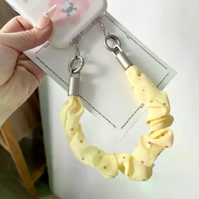Short Floral Print Phone Wrist Strap Anti-Loss Tether Hand Lanyard Cell Prevent Dropping Safety