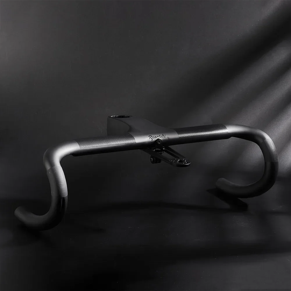 Rennrad Vollcarbon -10 ° Integrierter Cockpit OD2 Lenker Fahrrad-Bogenlenker Rennrad Interne Kabelführung Versteckter Lenker – Detail 26